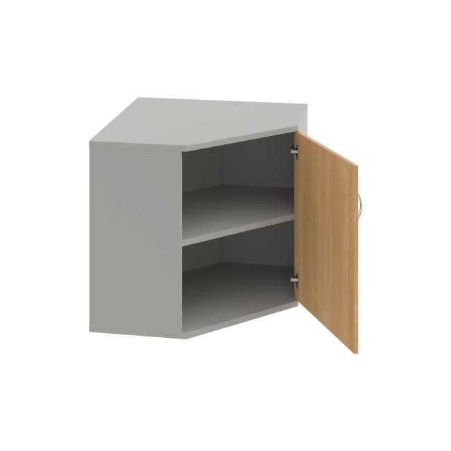 Shelf cabinet P Strong, 80x76.8x40 cm, oak/grey