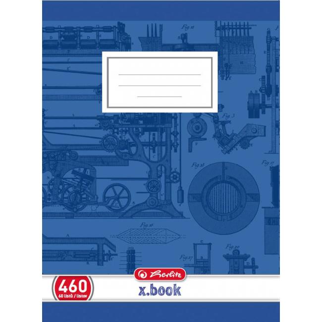 Notebook Herlitz 460, A4, clean, 70g/m2