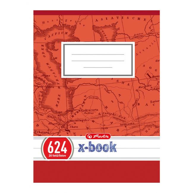 [HL078219] Zápisník Herlitz 624, A6, linajkový, 70g/m2