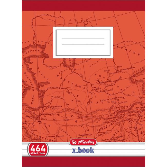 [HL078284] Notebook Herlitz 464, A4, lined, 70g/m2
