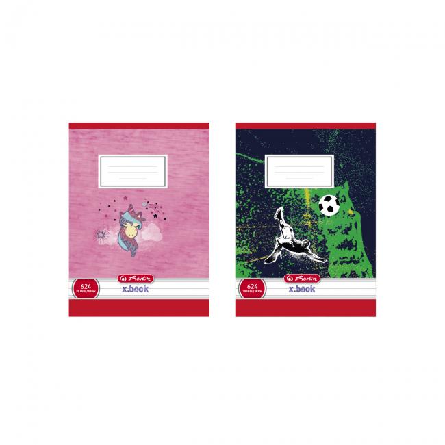 [HL078292] Notebook Herlitz 624, A6, lined, 70g/m2, mix of motifs