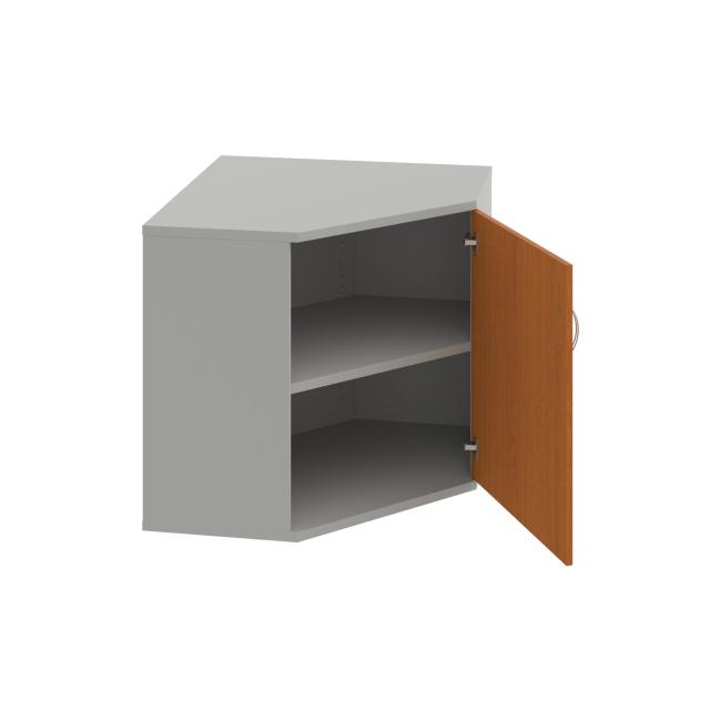 Shelving cabinet Strong P, 80x76.8x40 cm, cherry/grey