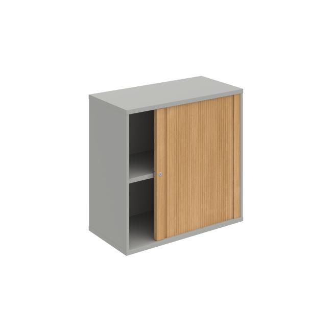 Strong shelf cabinet, 80x76.8x40 cm, oak/grey