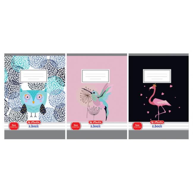 Notebook Herlitz 544 A5 mix motifs girls lined 70g/m2 mix