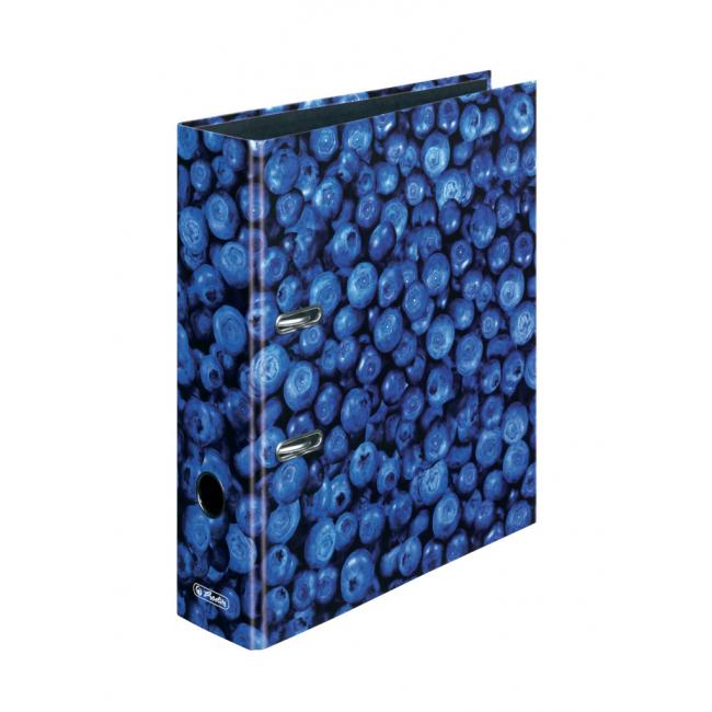 [HL080660] Lever filer Herlitz maX.file 8cm Blueberries