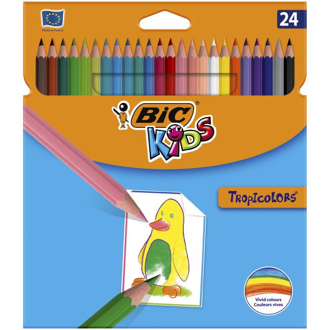 [BC937518] BIC pastelky Tropicolors, 24 ks