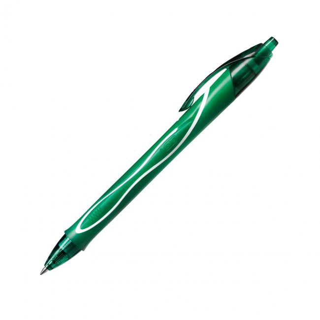 Gel pen Bic Gelocity Quick Dry green