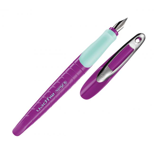 Fountain pen Herlitz my.pen nib M purple/aqua