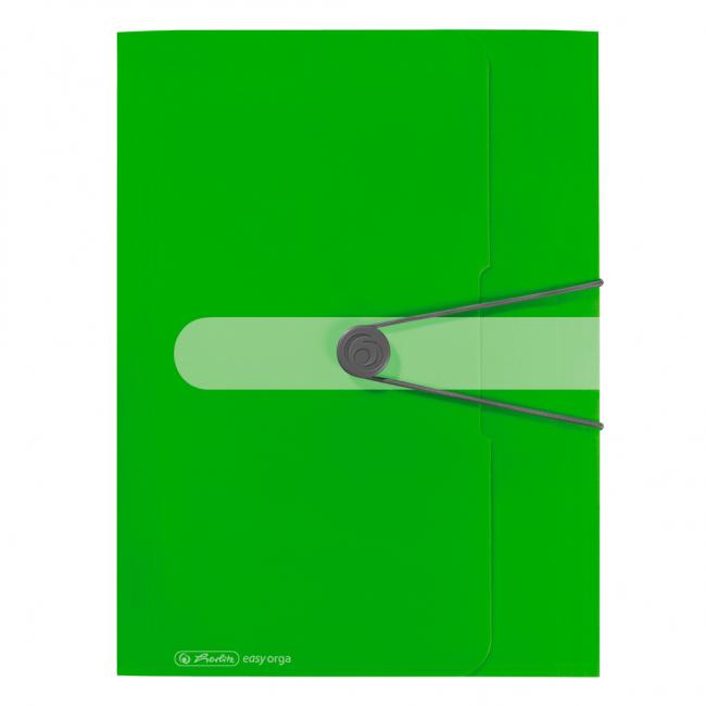 [HL206000] Plastic packaging with rubber Herlitz Easy Orga green