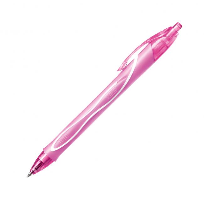 [BC964777] Gel pen Bic Gelocity Quick Dry pink