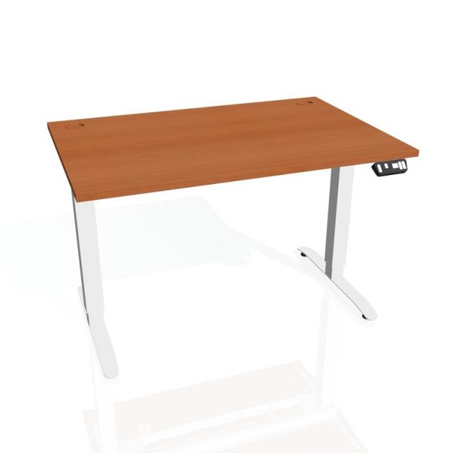 [ON316154] Motion desk, PO, 3S, 160x61-128x80 cm, cherry/white