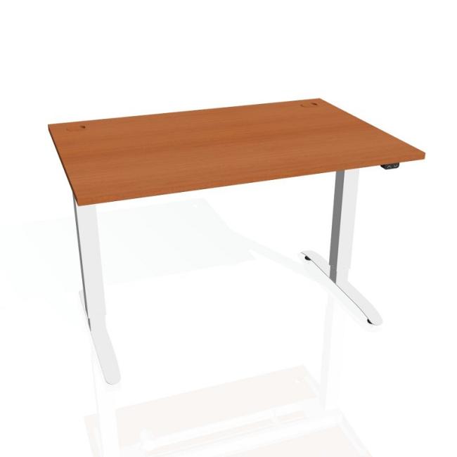 Motion desk, ZO, 3S, 180x61 - 128x80 cm, cherry/white