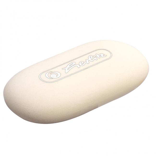 [HL314532] Rubber Herlitz oval white