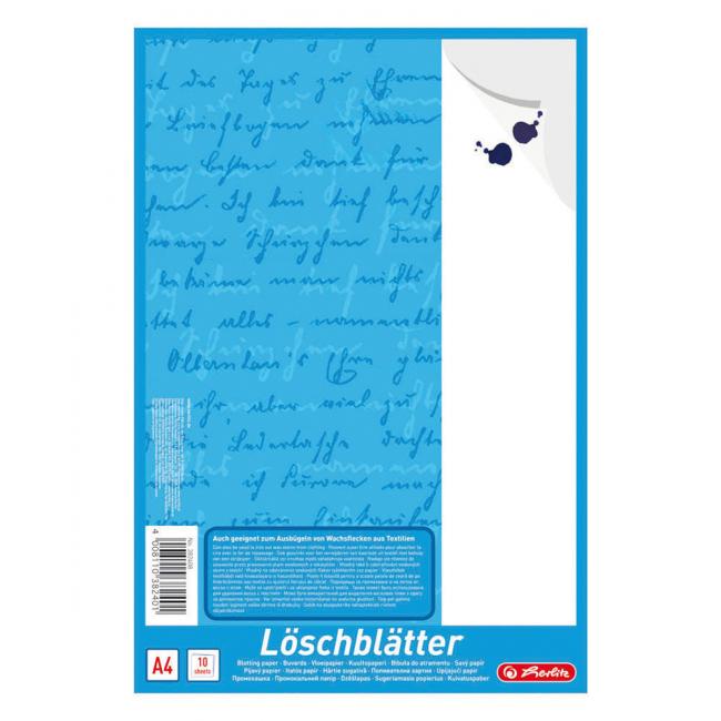 Absorbent paper Herlitz A4, 80 g, 10 sheets