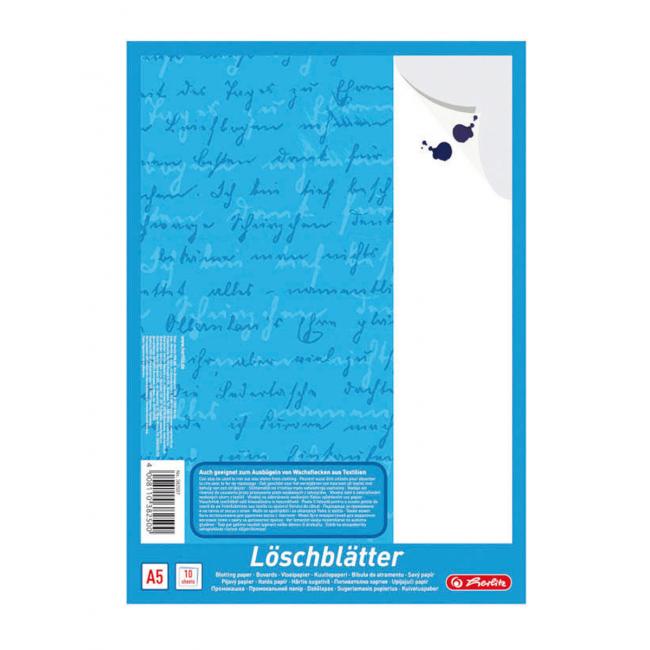 [HL382507] Absorbent paper Herlitz A5, 80 g, 10 sheets