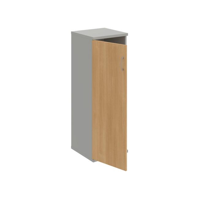 Shelf cabinet L Strong, 40x115.2x40 cm, oak/grey