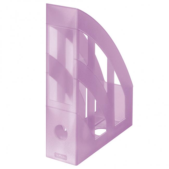 Magazine rack Herlitz transparent lilac