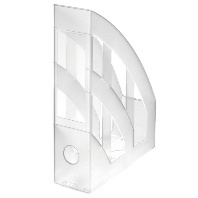 Magazine rack Herlitz transparent matte
