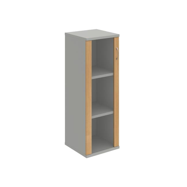 Shelf cabinet L Strong, 40x115.2x40 cm, oak/grey
