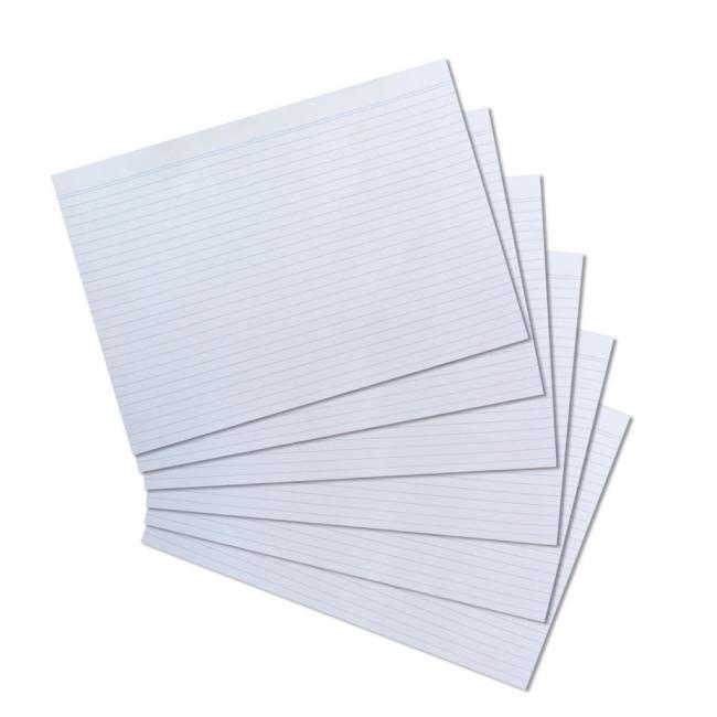 Paper index cards A4 Herlitz