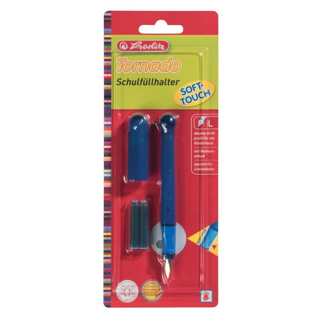 [HL621377] Herlitz Tornado L fountain pen for left-handed people