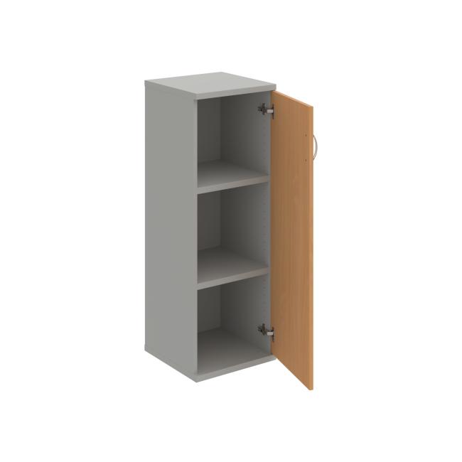 Shelf cabinet Strong P, 40x115.2x40 cm, beech/grey