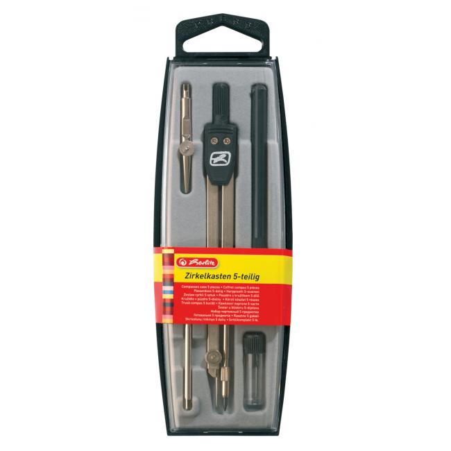 Herlitz 5-piece drawing set, black