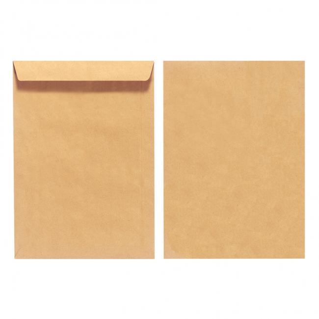 Postal envelopes C4 Herlitz lick, brown, recycled, 10 pcs