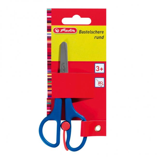 Nožnice Herlitz stredné okrúhle 13cm mix farieb