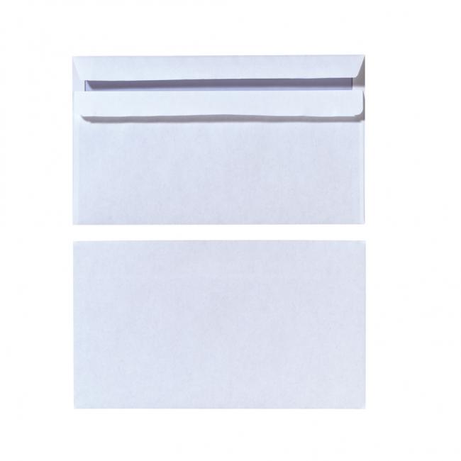 Mailing envelopes DL Herlitz self-adhesive with inner print, white, 25 pcs