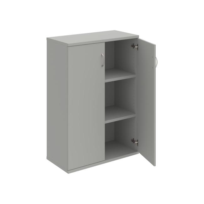 Strong shelf cabinet, 80x115.2x40 cm, gray/grey