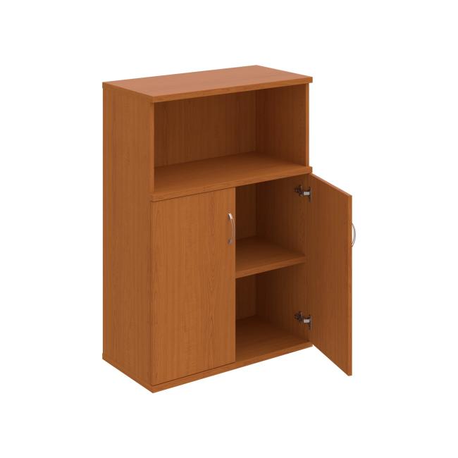 Strong shelf cabinet, 80x115.2x40 cm, cherry/cherry