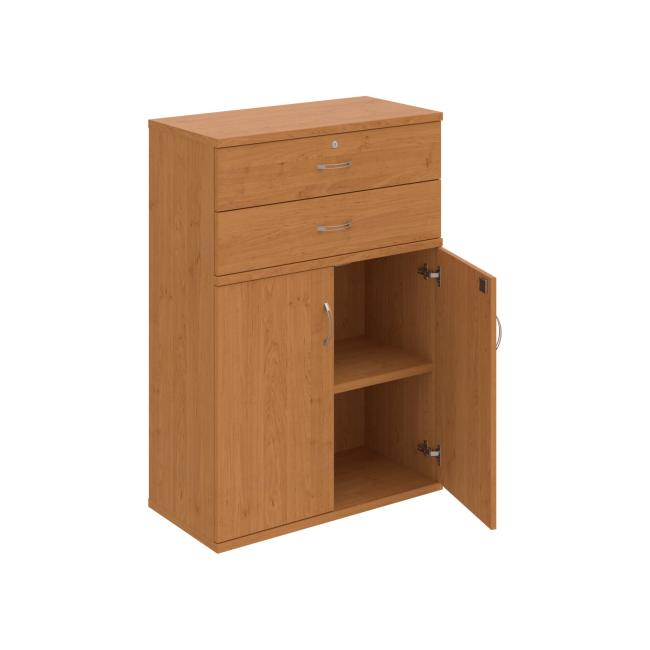Strong shelf cabinet, lock, 80x115.2x40 cm, alder/alder