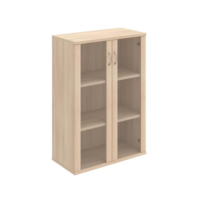 Pevná policová skrinka, 80x115,2x40 cm, agát/agát