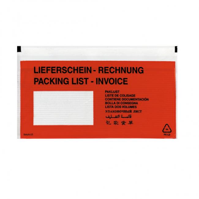 Guide pockets Herlitz DL 110x220mm 100 pcs
