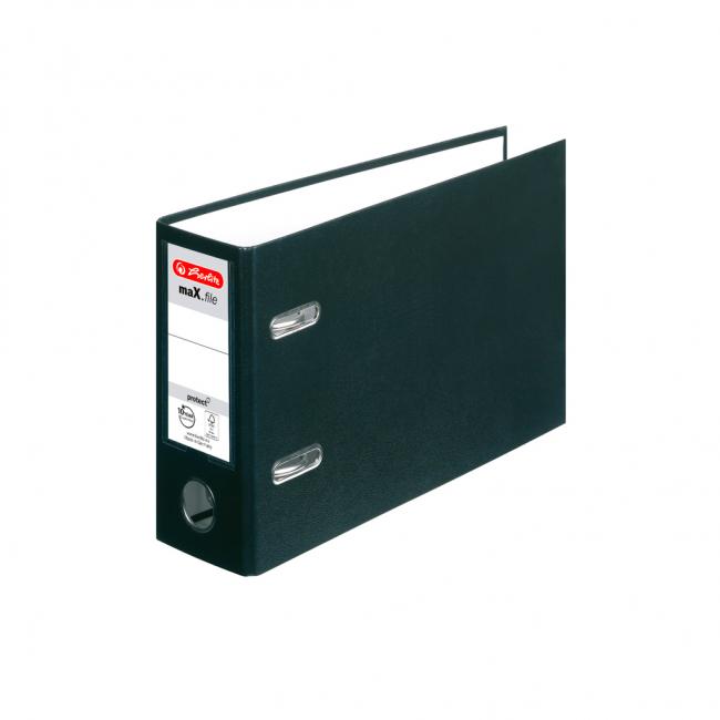 [HL842334] Lever binder Herlitz maX.file A5 7.5 cm wide black