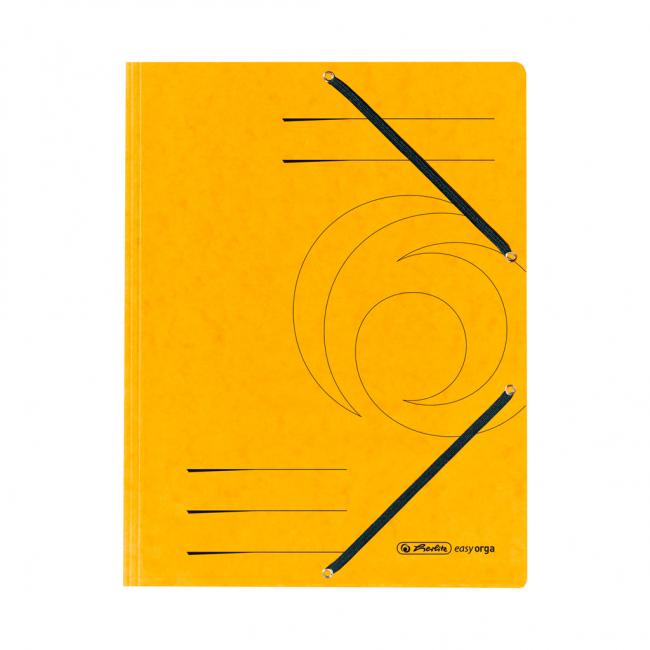 Foam cover with Herlitz yellow rubber band