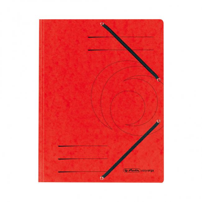 Herlitz red foam cover with rubber band