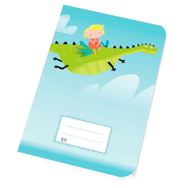 Notebook 511, A5, 10 sheets, lined