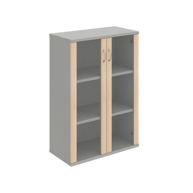 Strong shelf cabinet, 80x115.2x40 cm, agate/grey