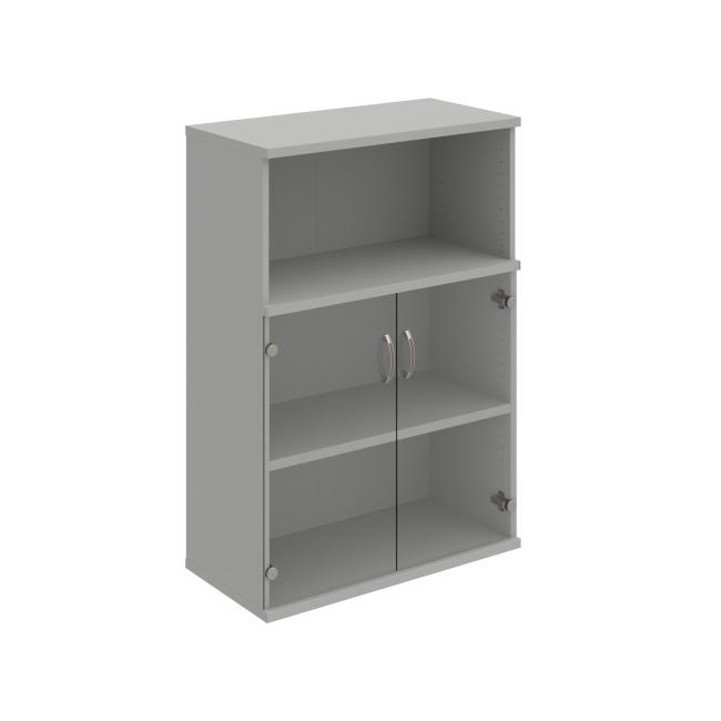 Strong shelf cabinet, 80x115.2x40 cm, gray