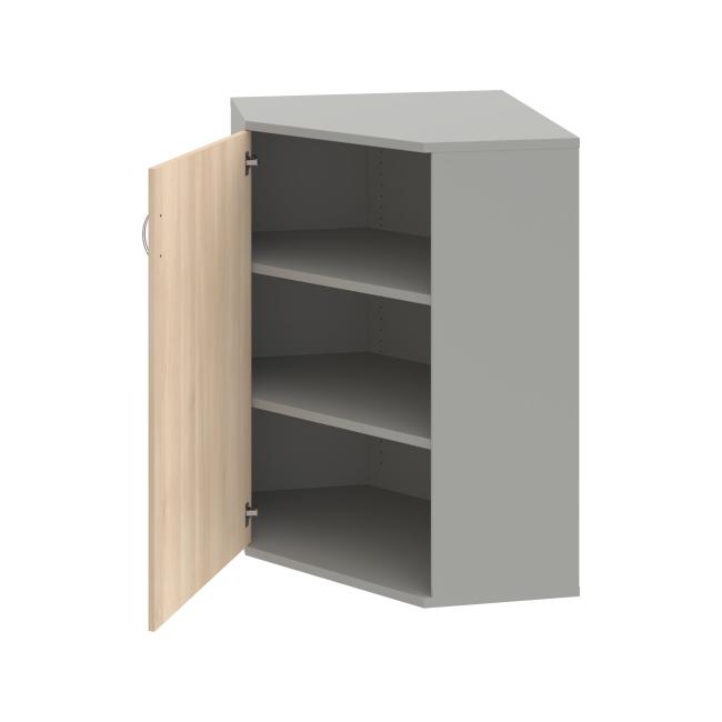 Shelf cabinet Strong L, 80x115.2x40 cm, agate/grey