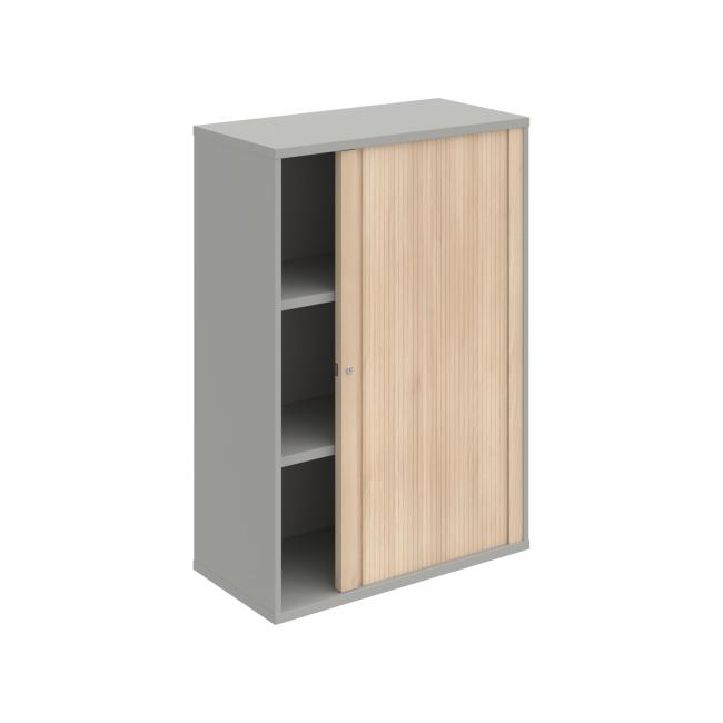 Shelving cabinet Strong P, 80x115.2x40 cm, agate/grey