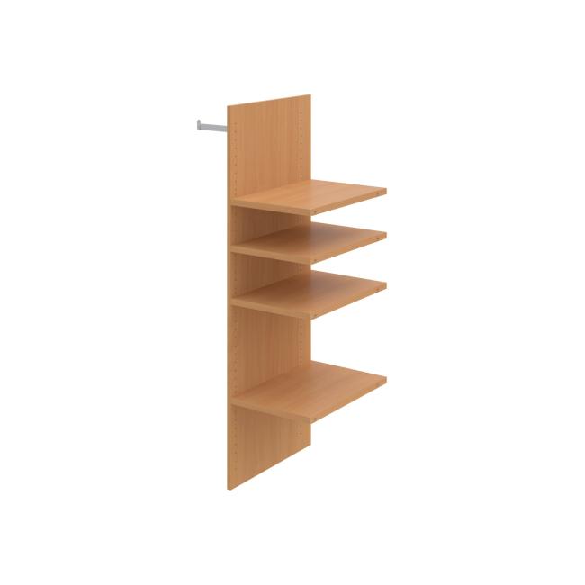 [ON390102] Wardrobe insert Strong, for wardrobe height 192 cm, beech