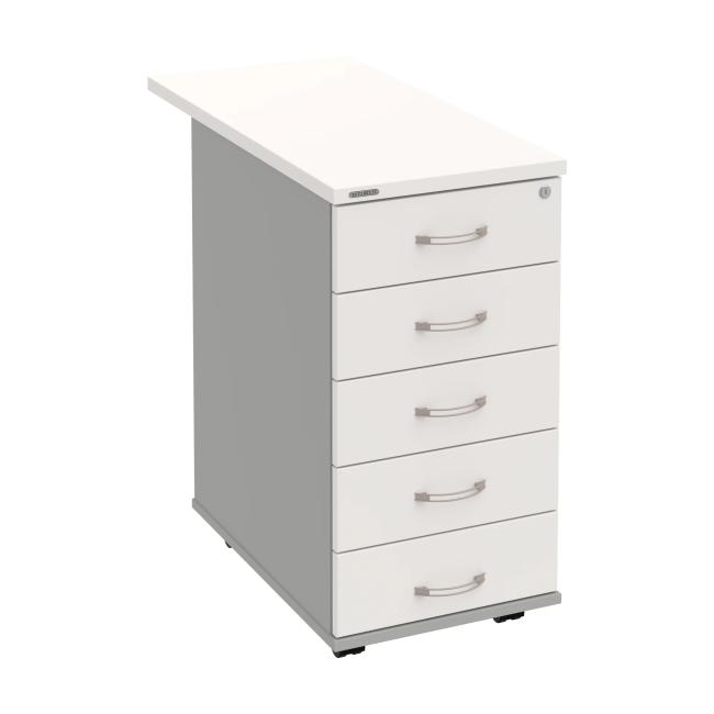 [ON400898] Kontajner Hobis, 40x75,5x80 cm, biely/sivý