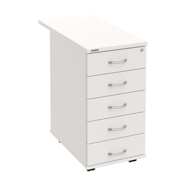 Nádoba Hobis, 40x75,5x80 cm, biela/biela