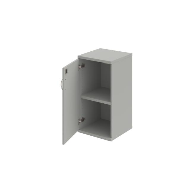 Strong shelf cabinet, lock, L, 40x76.8x40 cm, gray/grey