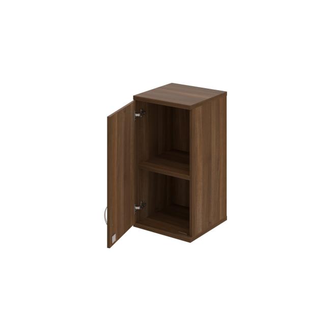 Strong shelf cabinet, lock, L, 40x76.8x40 cm, walnut/walnut