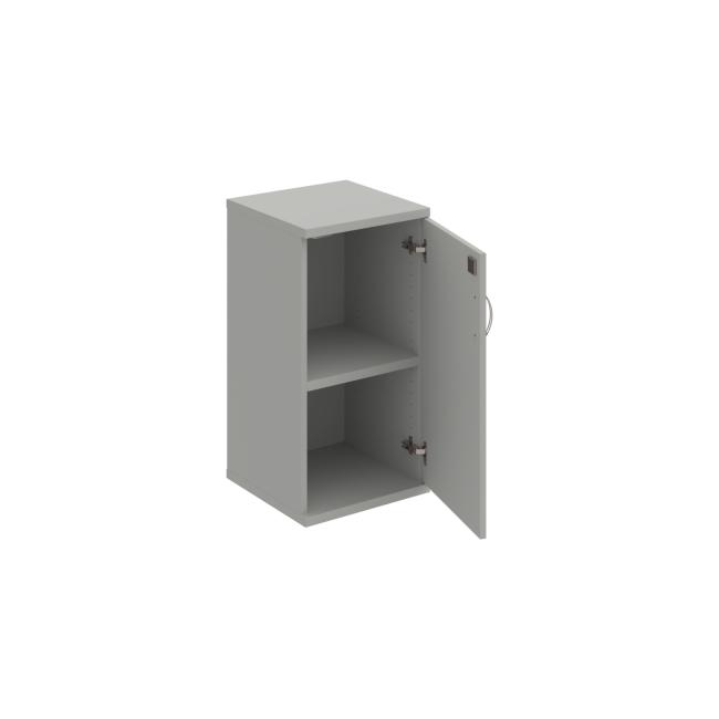 Strong shelf cabinet, lock, P, 40x76.8x40 cm, gray/grey