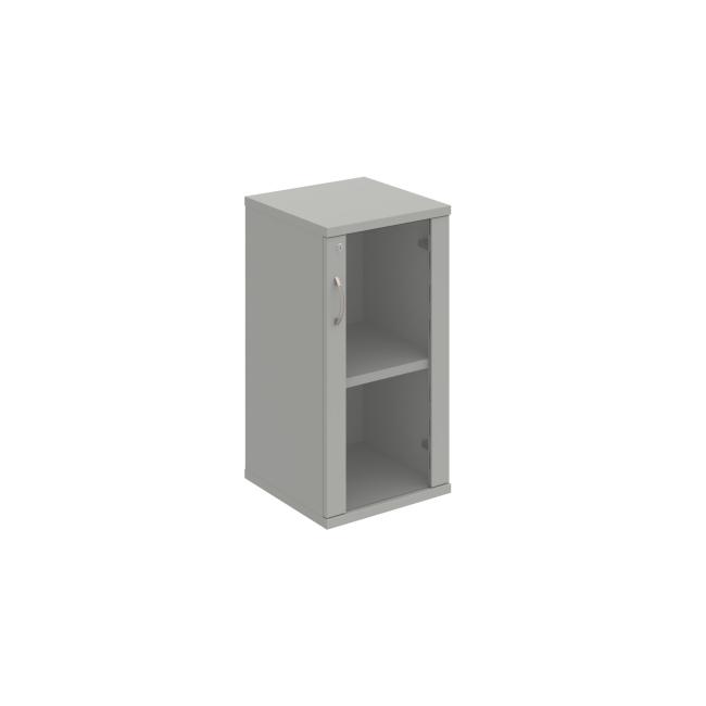 Strong shelf cabinet, lock, P, 40x76.8x40 cm, gray/grey